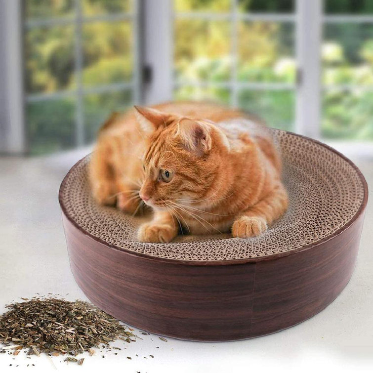 Tucker Murphy Pet™ Cat Scratcher Cardboard Recycle Corrugated Cat